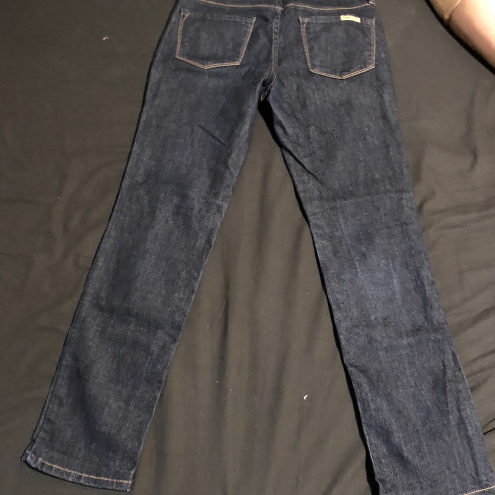 dark denim pants by “JUST U.S.A.”